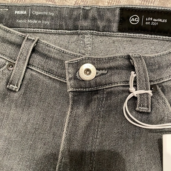 NWT: Grey AG Adriano Goldschmeid Prima Cigarette Leg jeans Size 24 - Picture 10 of 15
